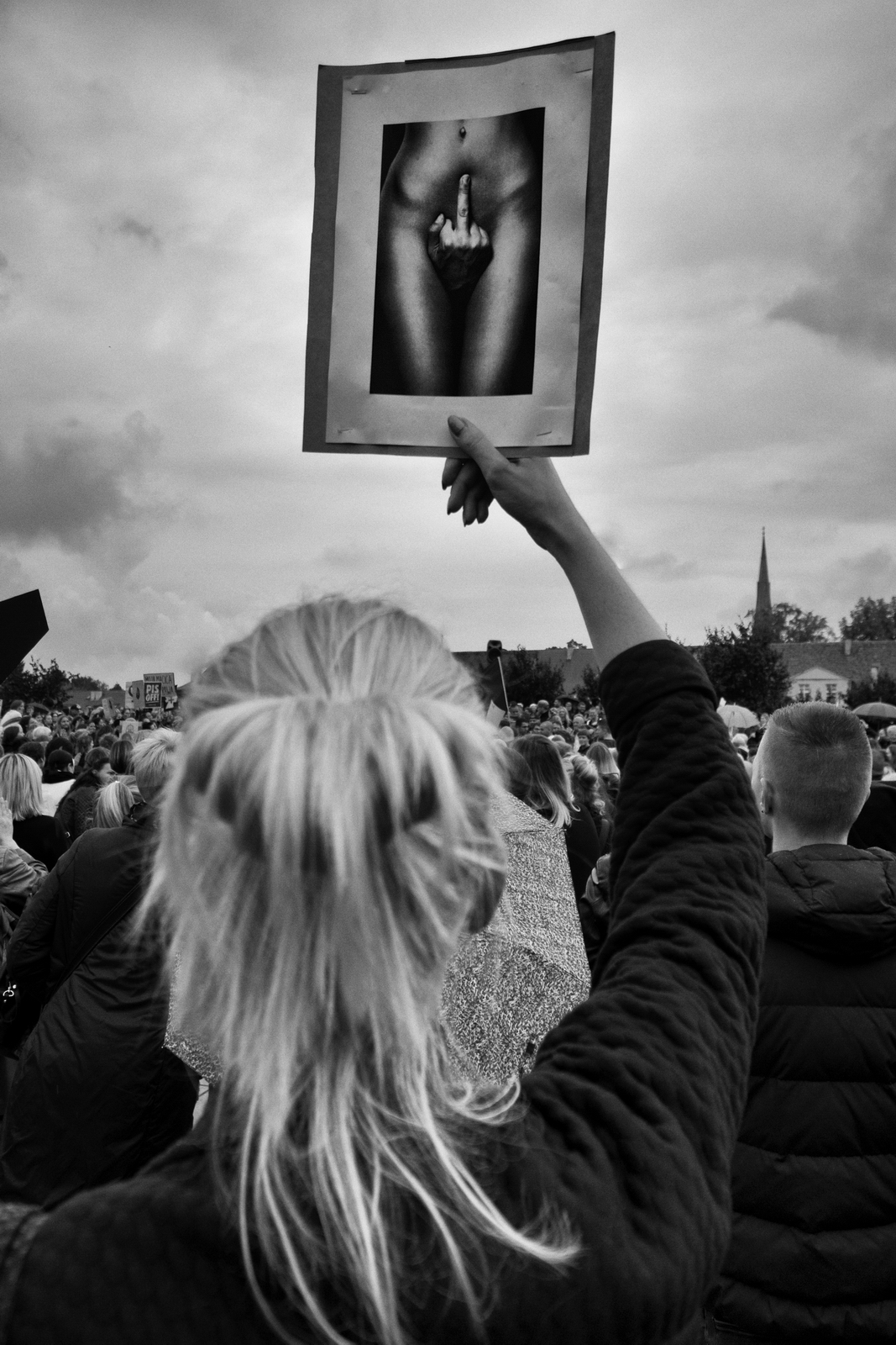 Black Protest – October 3, 2016, Poland, in the so-called "Black Monday" women took time off work to take to protest against the tightening abortion laws and access to contraception. It's sad and pathetic as the new government in Poland wants to have an impact on everything. The scale of the protest, its form, the number of people gathered spontaneously and their cross exceeded my wildest expectations. Fuji XPro-2, XF 10-20, 1/320s, f5.6, ISO 400