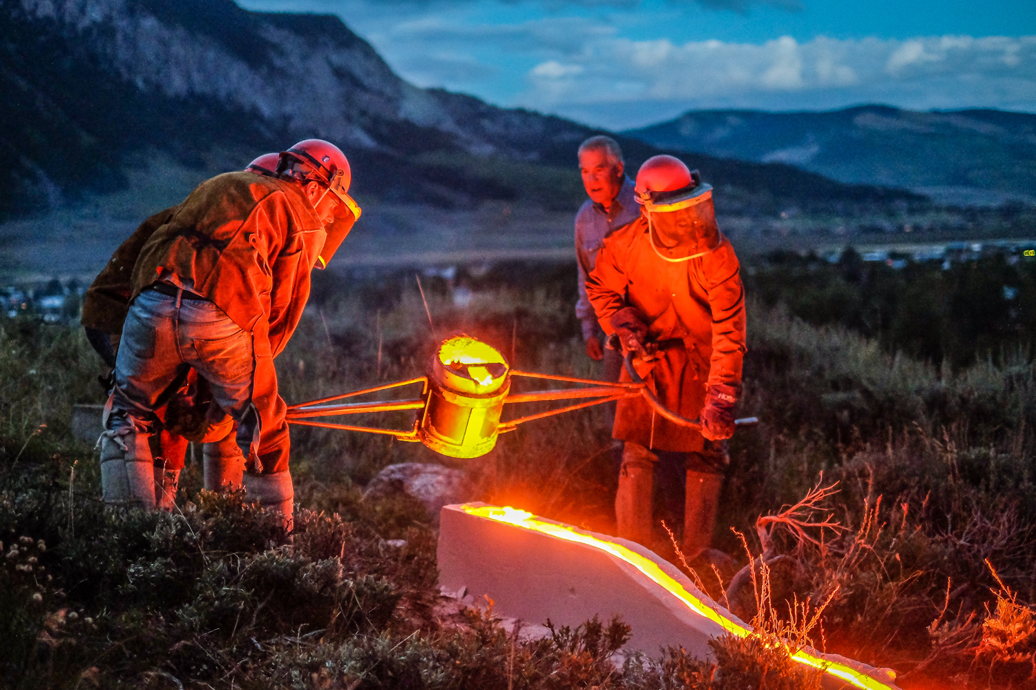 The Crested Butte Community Iron Pour with the Fuji X-T1