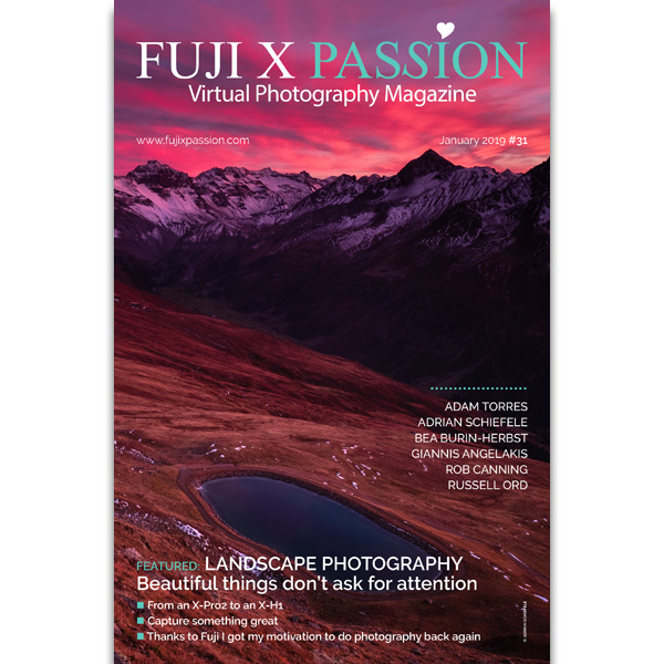 Fuji X Passion Virtual Photography Magazine – January 2019