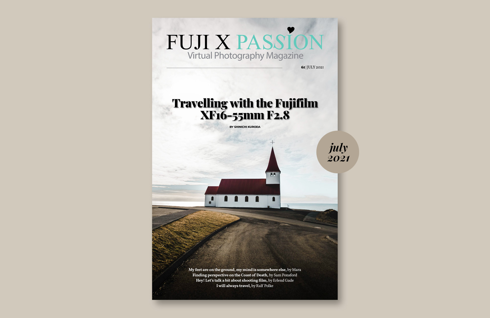Fuji X Passion Photography Magazine – July 2021