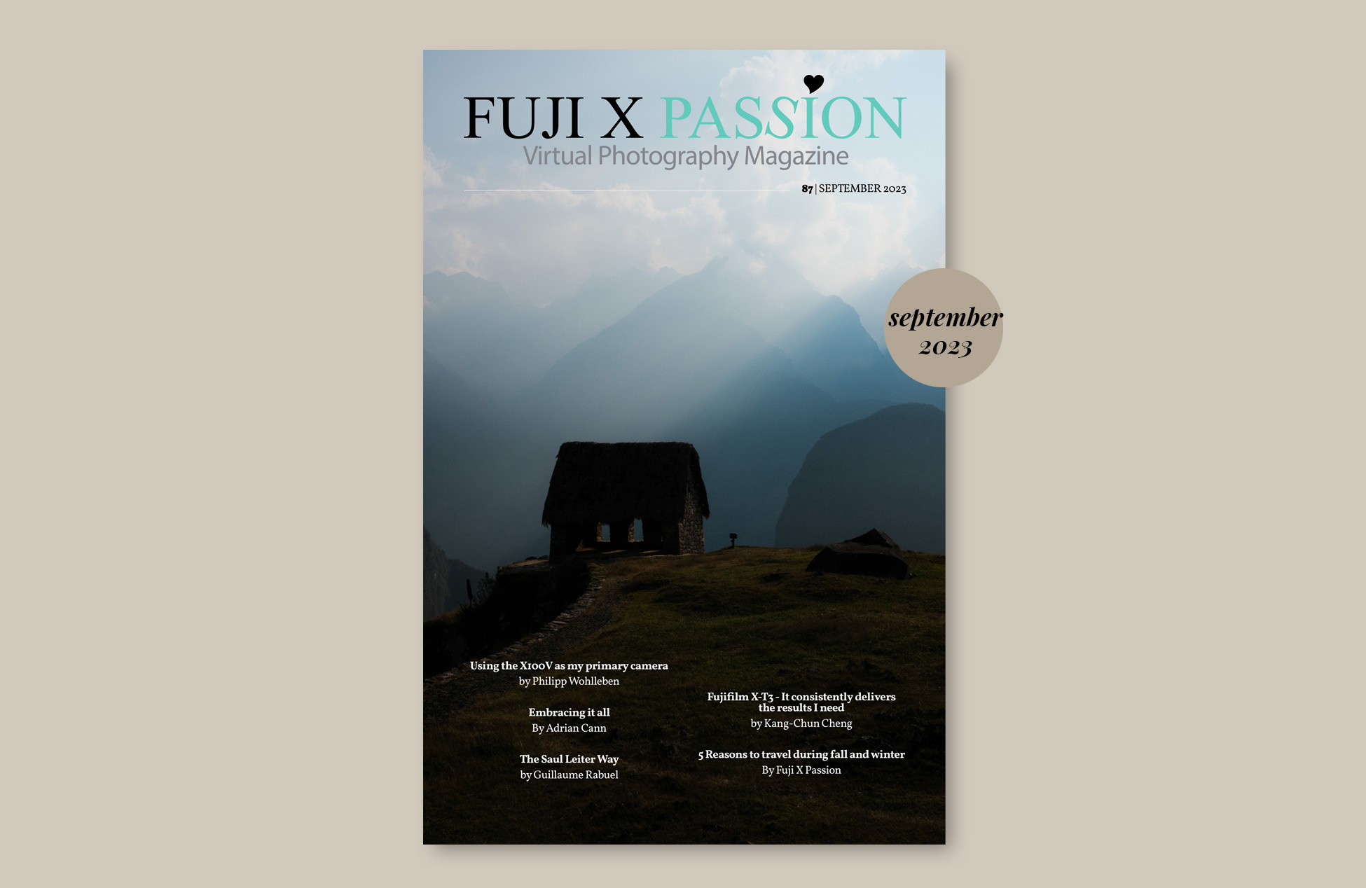 Fuji X Passion Photography Magazine – September 2023
