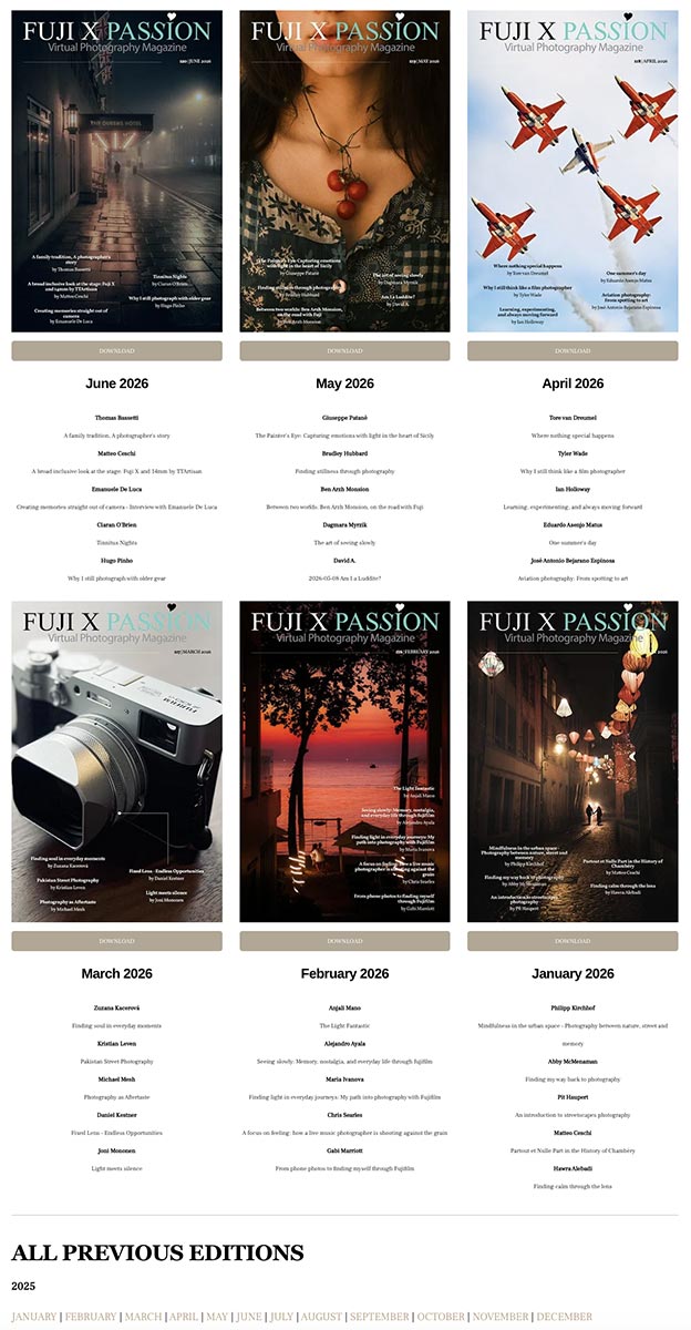 All Back Issues