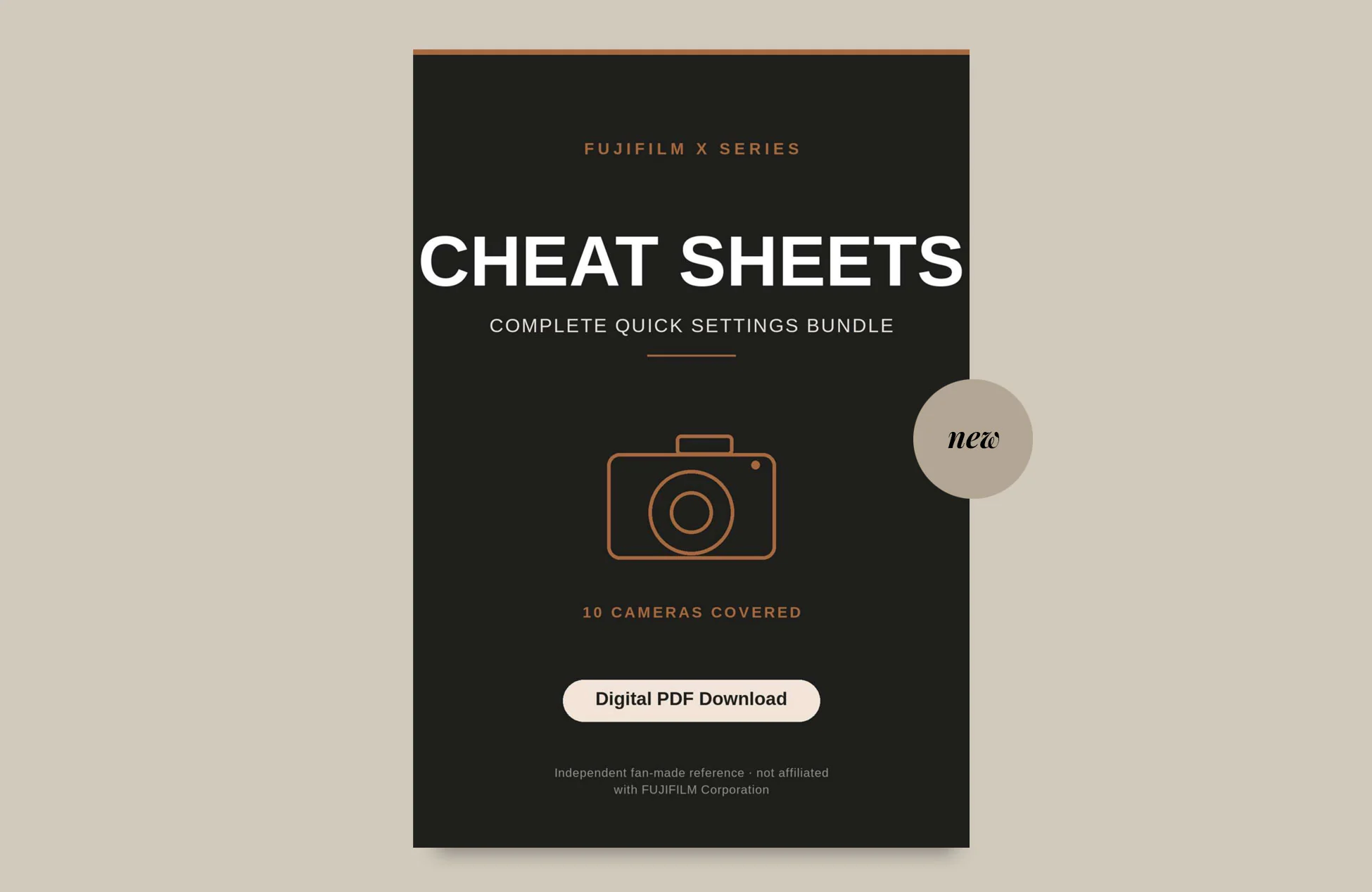 The Complete Fujifilm Cheat Sheets Bundle is here